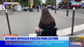 Paris: les personnes à mobilité réduite victimes collatérales des barrières de sécurité pour les JO de Paris 