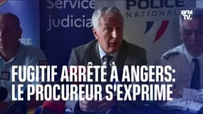 Fugitif arrêté près d'Angers: la conférence de presse de la gendarmerie et du procureur 