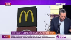 On n'a pas osé vous en parler : Il obtient 100 repas gratuits chez McDonald’s avec ChatGPT - 11/03