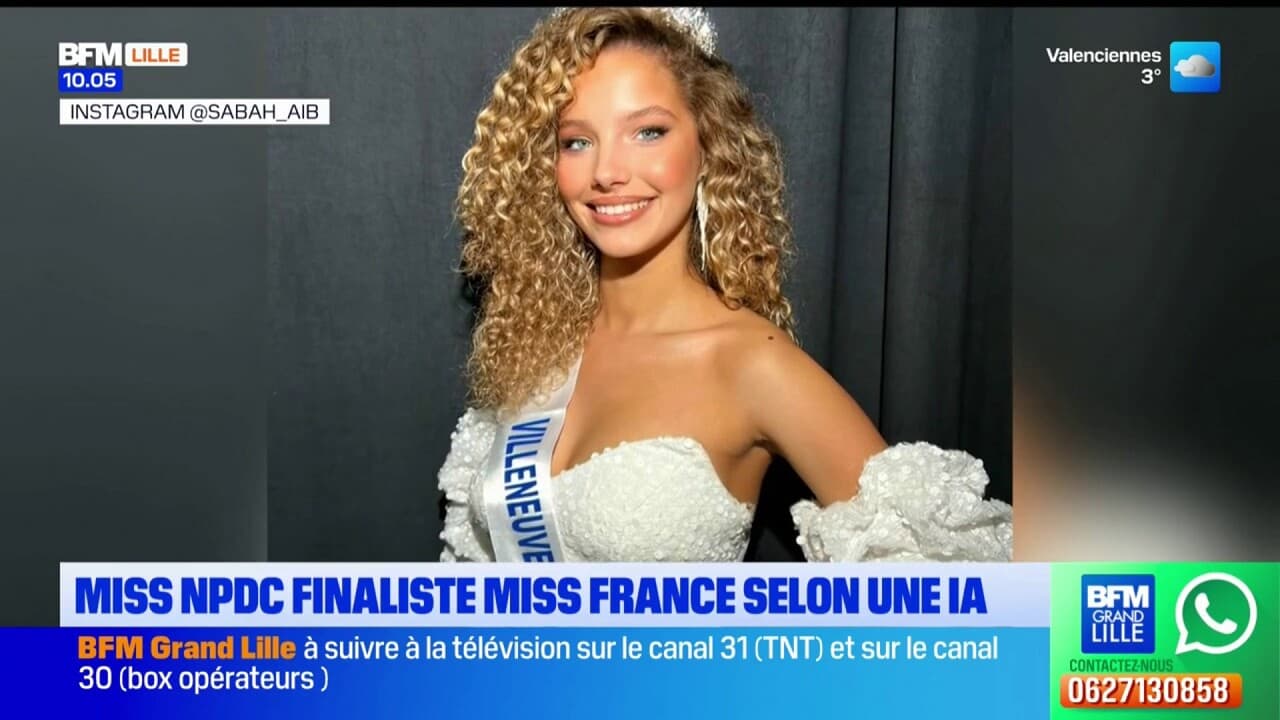 Miss France 2025: Sabah Aïb sera sur le podium selon une IA