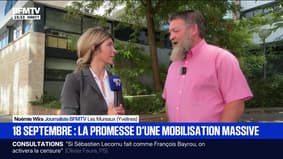 18 septembre: "Il faut que la mobilisation s'inscrive dans la durée", espère Bastien Deschamps, directeur d'école aux Mureaux
