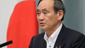 Le porte-parole du gouvernement japonaos, Yoshihide Suga, lors d'une conférence de presse le 18 juin 2019 (Photo d'illustration)
