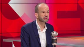Le coordinateur de La France insoumise Manuel Bompard sur BFMTV-RMC le 15 juillet 2024