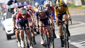 Van der Poel (à gauche) et Van Aert (à droite)
