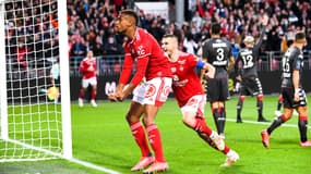 Steve Mounié ouvre le score face à l’AS Monaco