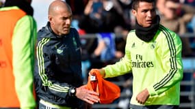 Zidane et Cristiano Ronaldo