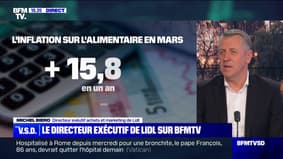 Inflation: selon Michel Biero, directeur exécutif des achats et du marketing chez Lidl, "une baisse va s'amorcer après l'été"
