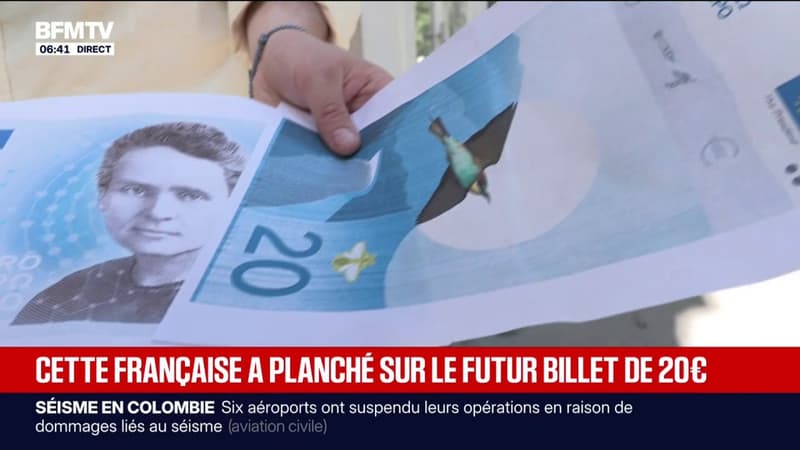 "C'est assez exceptionnel": cette Française a travaillé sur le futur billet de 20 euros