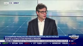 Sébastien Clerc (Directeur général de Voltalia): "On se doit de fournir une énergie qui permet le développement humain, accessible financièrement et donc qui fait de l'électricité moins cher que les sources classiques"