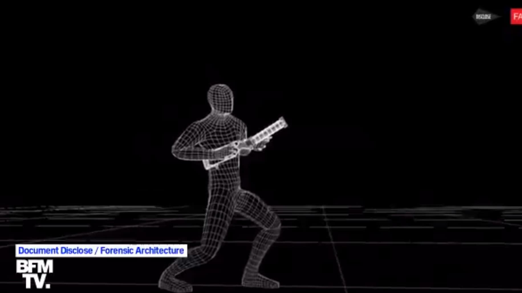 Un extrait de la reconstitution 3D.