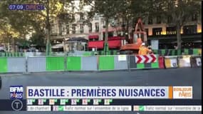 Travaux place de la Bastille: les commerçants souffrent des nuisances