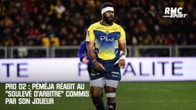 Pro D2 : Péméja réagit au "soulevé d'arbitre" commis par son joueur 