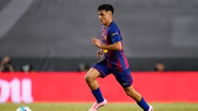 Le milieu de terrain du Barça, Pedri, le 31 août 2025