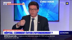 "L'obligation absolue est de renforcer la médecine de ville", affirme Pierre-Henri Dumont, candidats Les Républicains dans la 7e circonscription du Pas-de-Calais