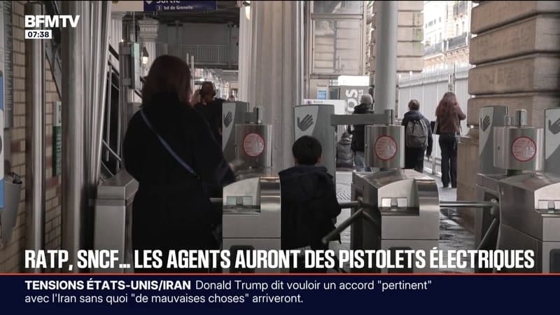 Les agents SNCF autorisés à porter un taser "à titre expérimental" pour répondre aux agressions physiques