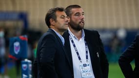 Frédéric Pechavy et Thomas Léger lors d'un match d'Agen en Pro D2
