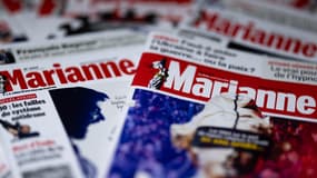 Des exemplaires du journal Marianne.