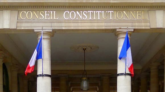 L'entrée du Conseil constitutionnel