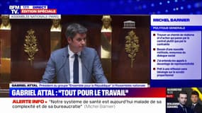 Gabriel Attal: "Parmi nos valeurs, il y a l'ordre"