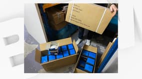 Le patron de l'entreprise Sarbacane Software a retrouvé des masques FFP2 qu'il a livrés au CHU de Roubaix, le 21 mars 2020