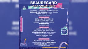 La programmation du festival Beauregard, prévu entre le 4 et le 7 juillet 2024. 