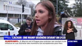 "L'état du lycée est choquant, il y a des rats": une manifestation dégénère devant un lycée à Cachan dans le Val-de-Marne