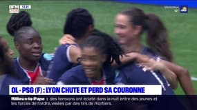 Ligue des champions féminine: l'OL, quintuple tenant du titre, chute face au PSG 