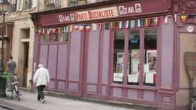 Un local du Parti socialiste dans le deuxième arrondissement de Paris, rue Montorgueil. (Photo d'illustration) 