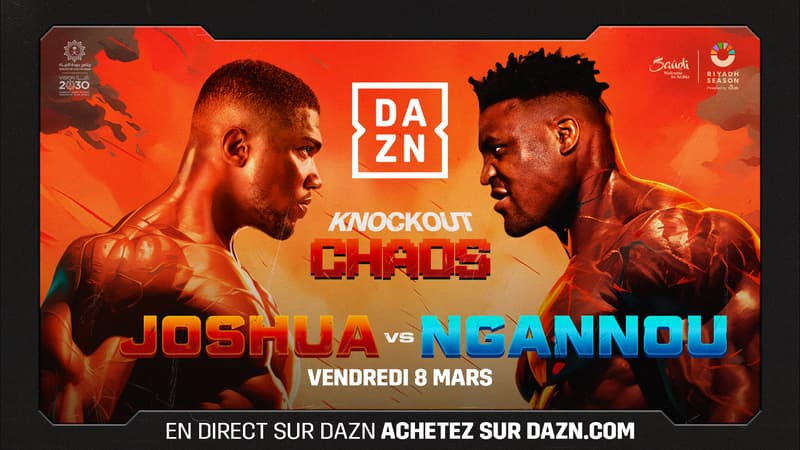 Ngannou – Joshua : à quelle heure et sur quelle chaîne suivre le combat de boxe ?