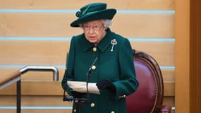 Elizabeth II en Ecosse le 2 octobre 2021