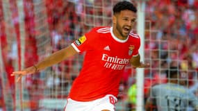 L'attaquant de Benfica Gonçalo Ramos, mai 2023