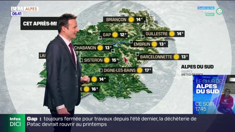 Météo Alpes du Sud: le soleil reste omniprésent ce lundi, 14°C à Briançon et 16°C à Manosque