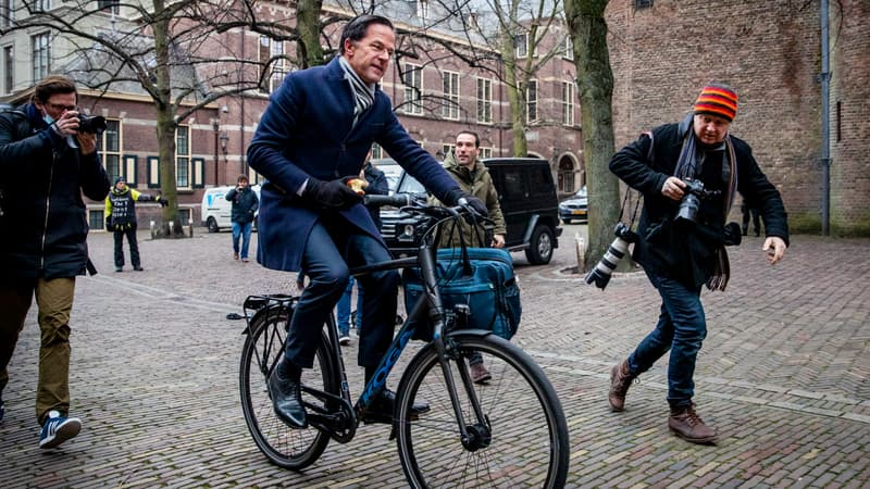 Le Premier ministre néerlandais Mark Rutte, en janvier 2021.