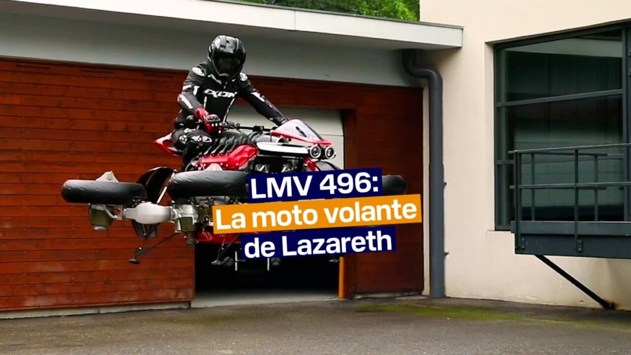 Ludovic Lazareth nous dévoile les secrets de sa moto volante