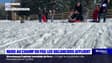 Bas-Rhin: les vacanciers affluent au Champ du Feu pour profiter de la neige
