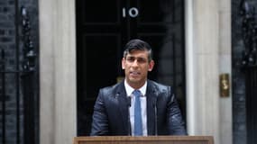RIshi Sunak à Downing Street le 22 mai 2024