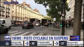Paris: jugée trop dangereuse, une piste cyclable du 20e arrondissement pourrait disparaître 