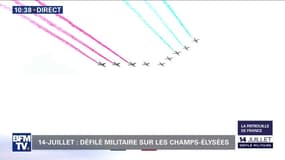 14 juillet: la patrouille de France ouvre le défilé aérien