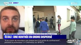 Pour Jean-Rémi Girard, président du SNALC, la réouverture des écoles est "un risque que l'on prend"