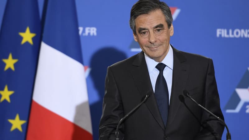 François Fillon après sa victoire à la primaire de la droite le 27 novembre 2016