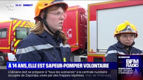 À seulement 14 ans, cette collégienne suit une formation pour devenir sapeur-pompier volontaire