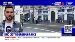 Nice: Éric Ciotti de retour dans sa permanence