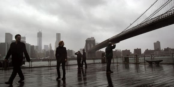 L'ouragan Sandy, à New York.