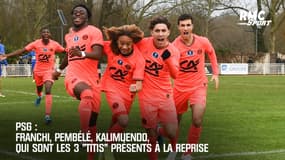 PSG: Franchi, Pembélé, Kalimuendo, qui sont les 3 "Titis" présents à la reprise