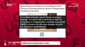 Les tendances GG : Agnès Buzyn parachutée à l'OMS - 06/01