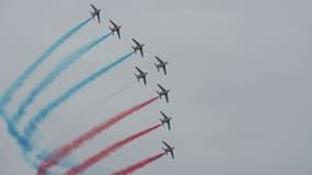 La patrouille de France lors d'un meeting à Salon-de-Provence, en mai 2023