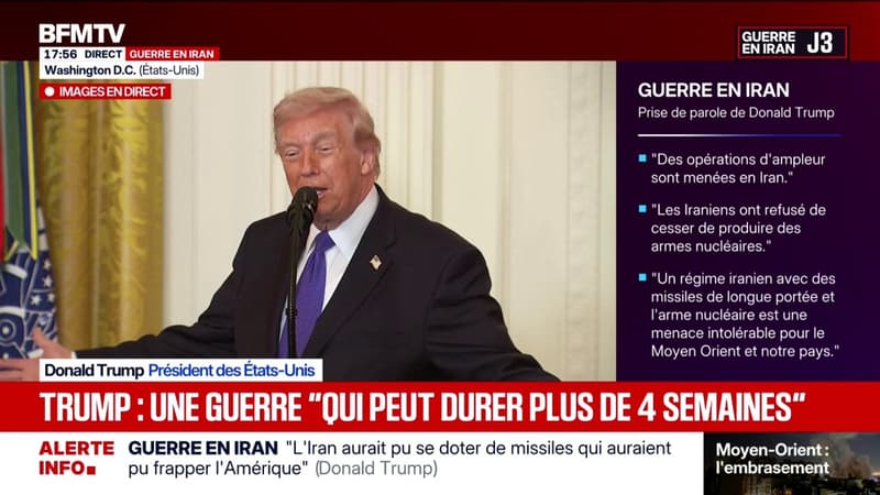 Guerre en Iran: Donald Trump avait envisagé une guerre "qui peut durer quatre à cinq semaines"