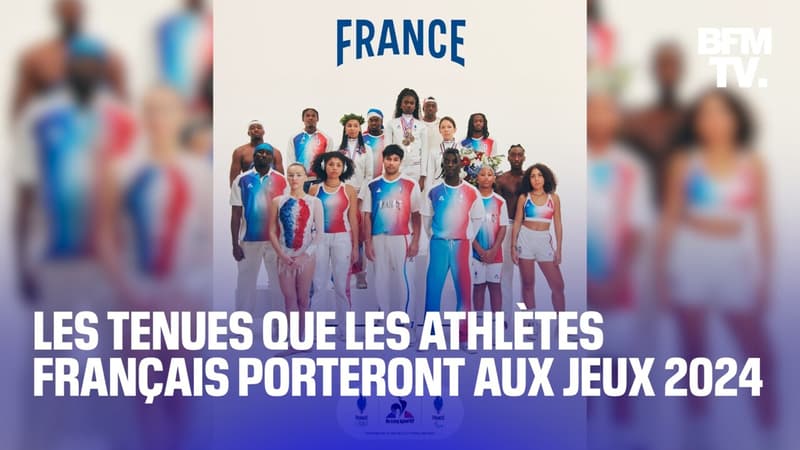 Voici les tenues officielles des athlètes français pour les Jeux olympiques et paralympiques de 2024