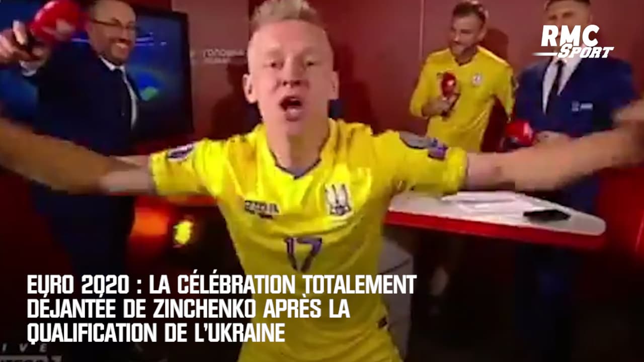 Euro 2020 La célébration complètement déjantée de Zinchenko après la qualification de l'Ukraine