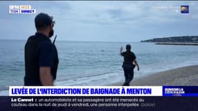 L'interdiction de baignade à Menton a été levée en partie ce vendredi